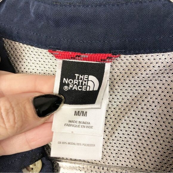 THE NORTH FACE | Navy Blue Long Sleeve Button Down Shirt Men’s Size Medium - Picture 4 of 7